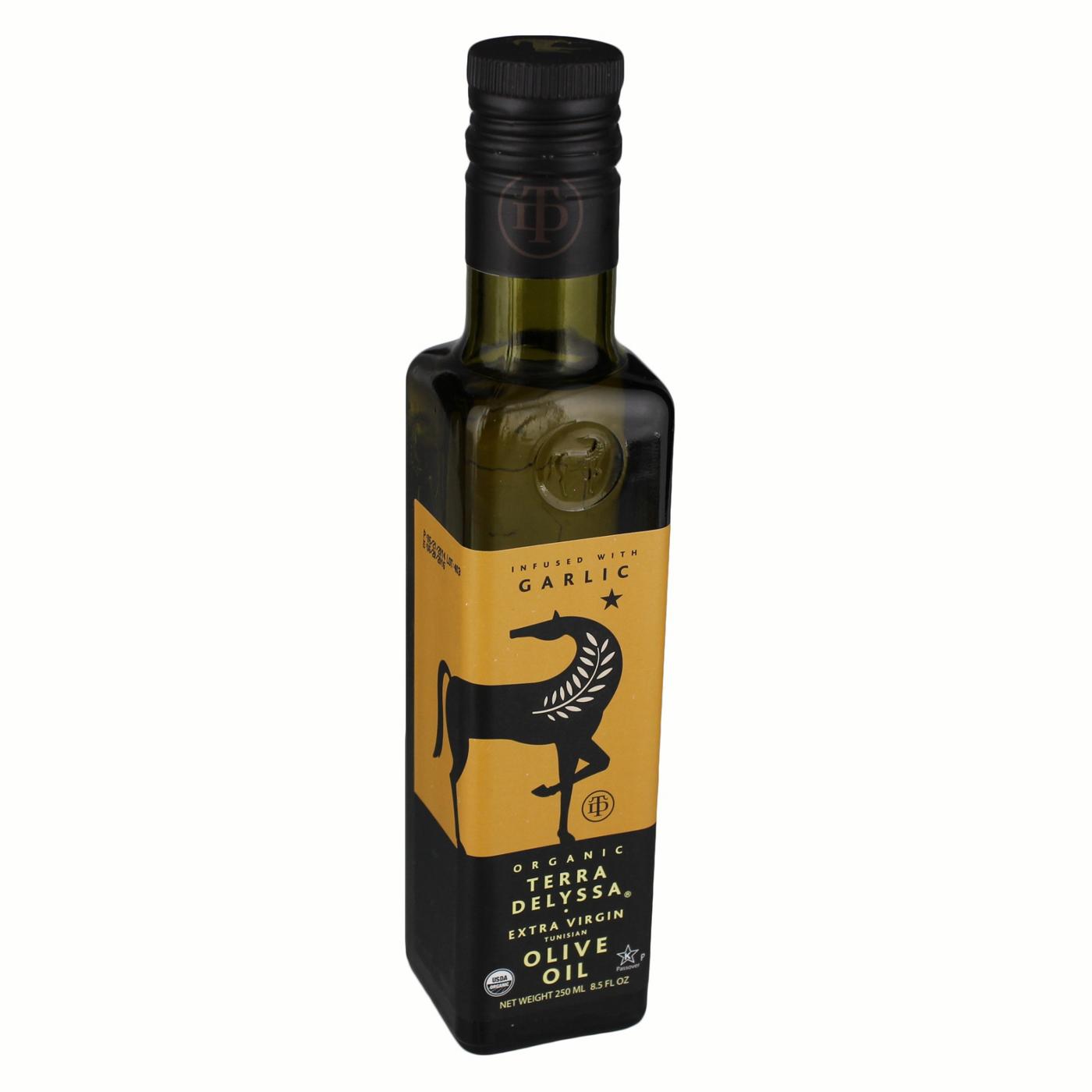 Terra Delyssa Organic Garlic Extra Virgin Olive Oil; image 1 of 2