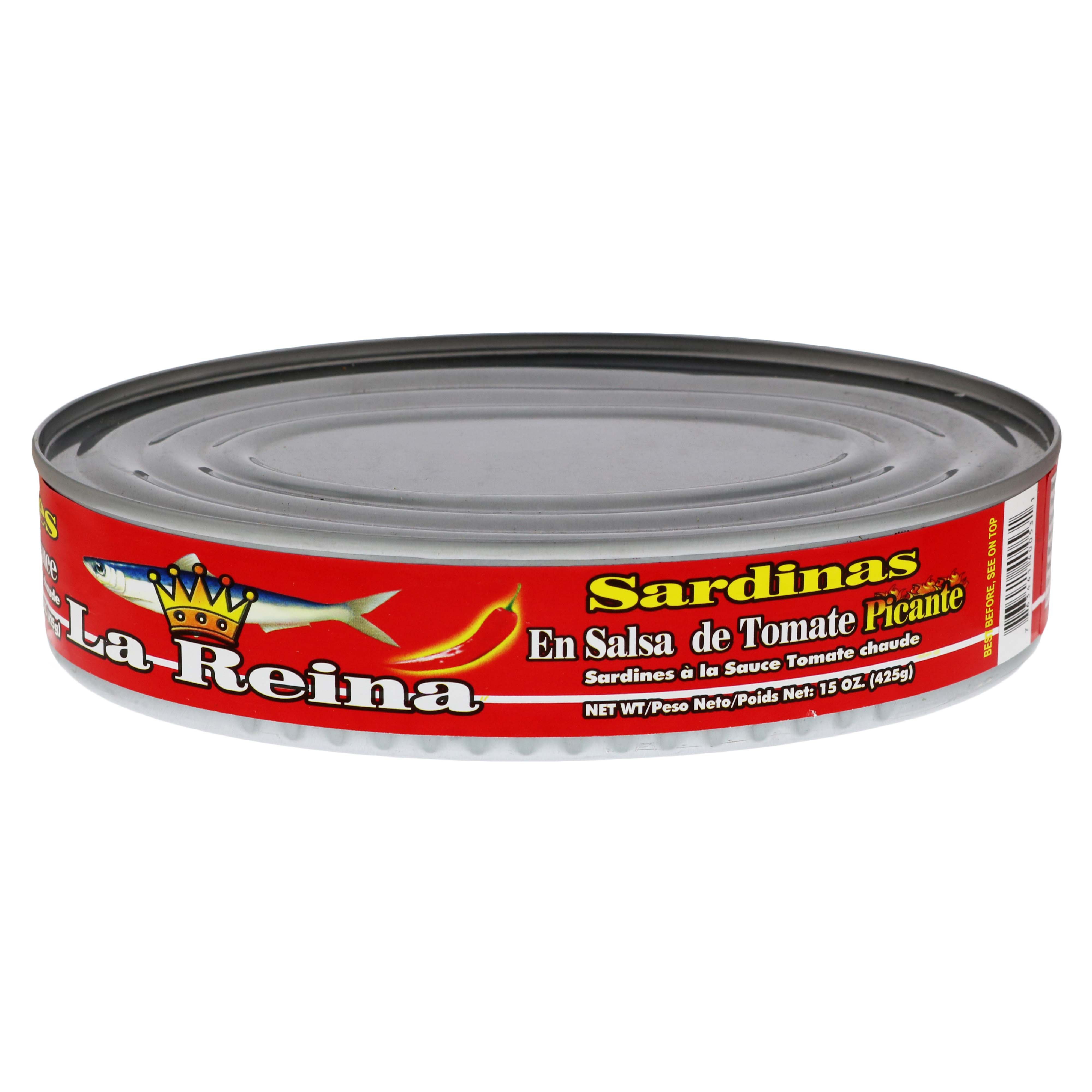 Mama Lycha La Reina Sardines in Hot Tomato Sauce Shop Canned & Dried Food at HEB