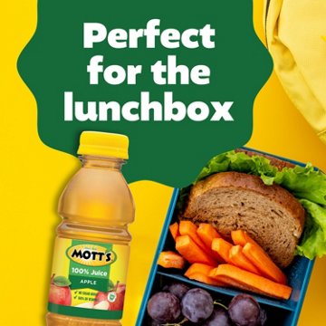 Mott's 100% Original Apple Juice 6 pk Bottles, 8 oz
