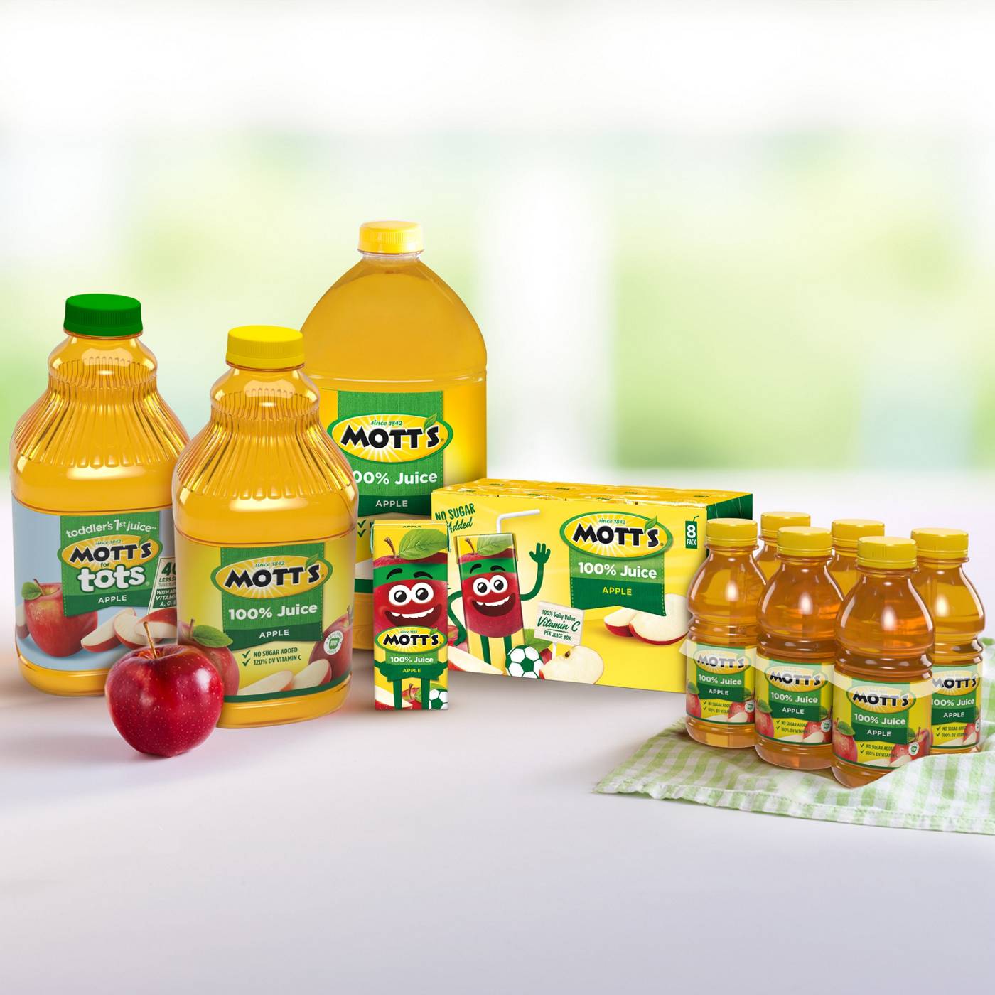 Mott's 100% Apple Juice 8 oz Bottles; image 6 of 7