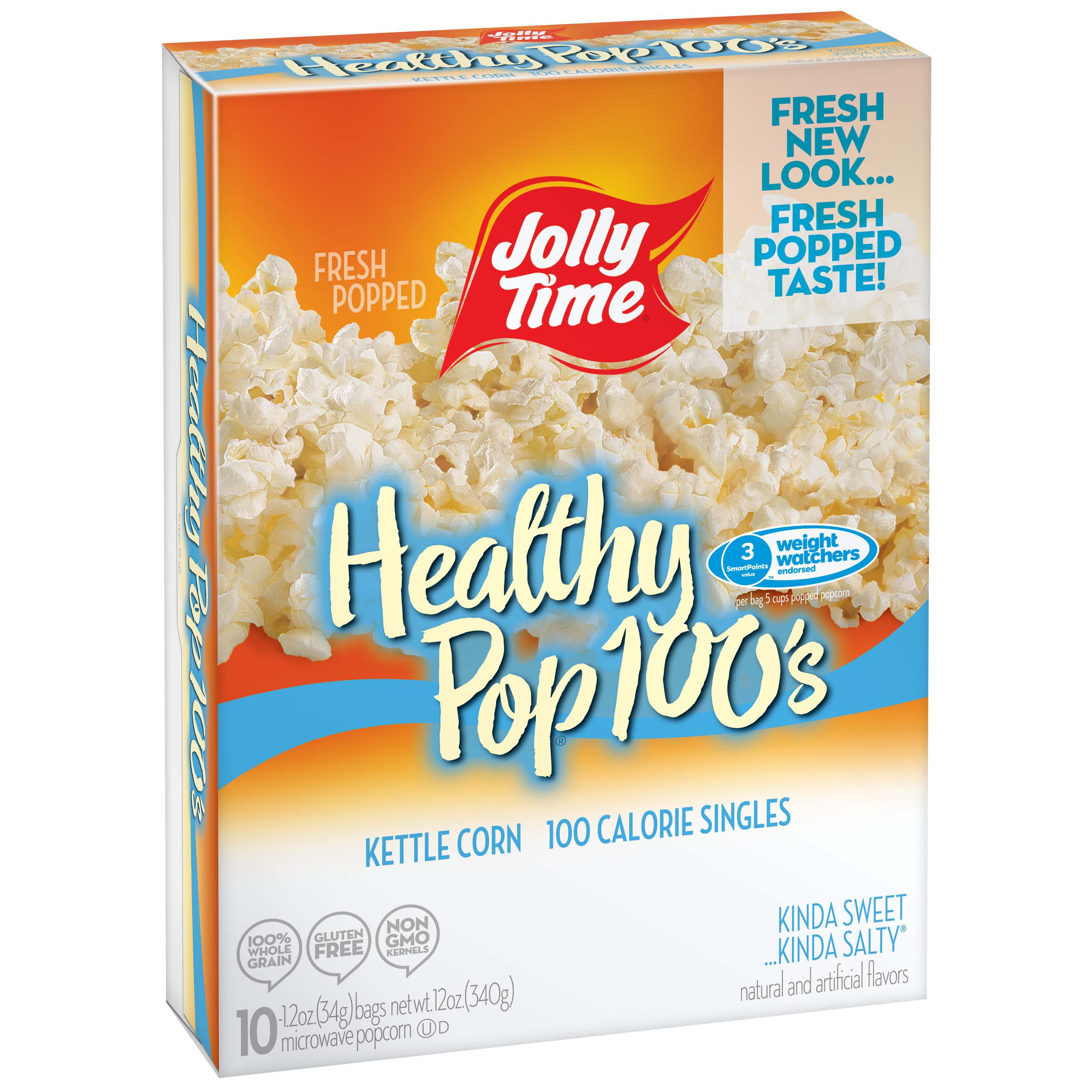 Jolly Time 100 Calorie Healthy Pop Kettle Corn Mini Bags Shop Popcorn