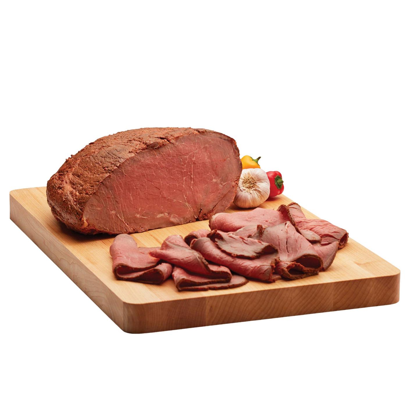 H-E-B Natural In-House Roasted Cajun Roast Beef, Custom Sliced; image 1 of 2