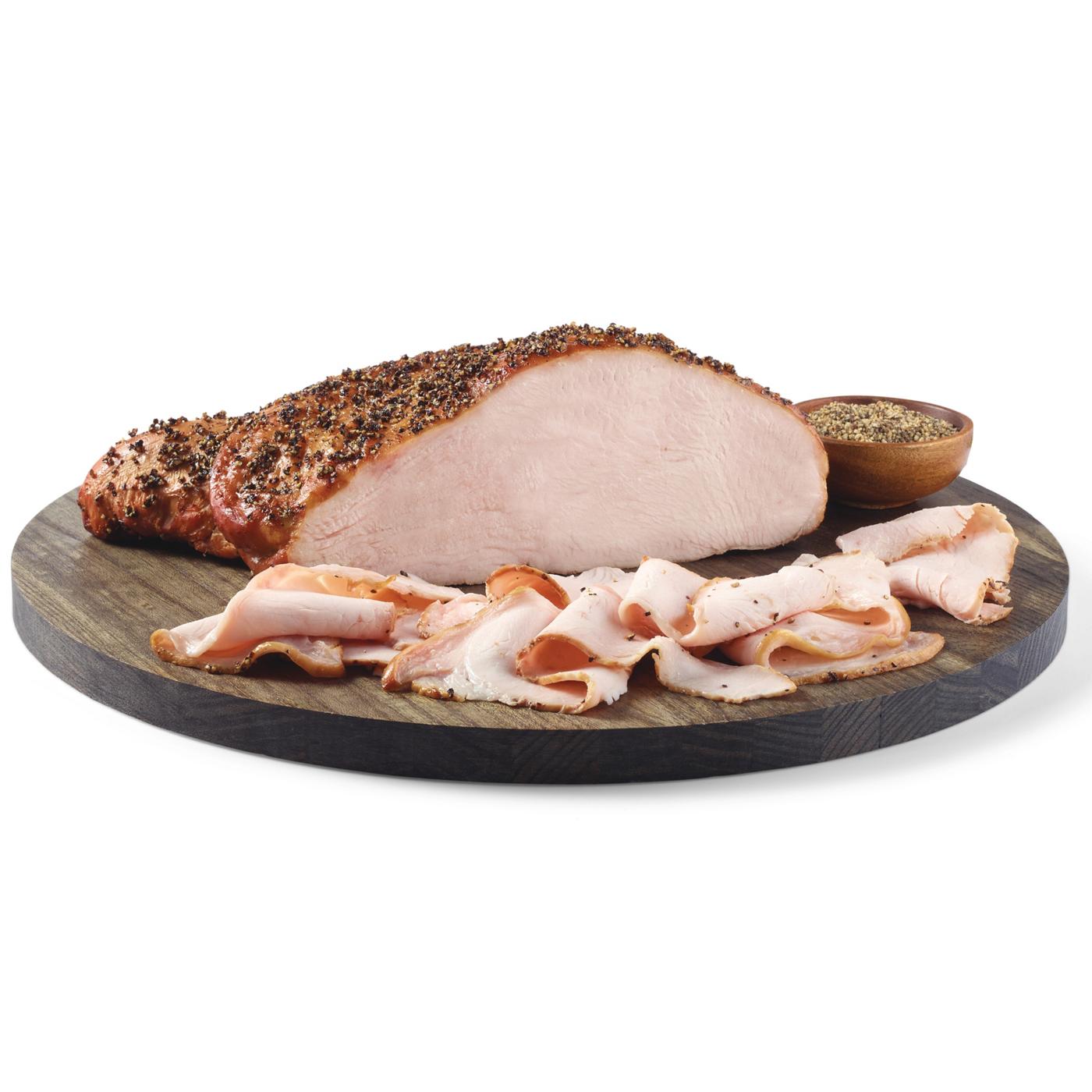 H-E-B Natural In-House Roasted Traditional Turkey Breast, Custom Sliced; image 1 of 2