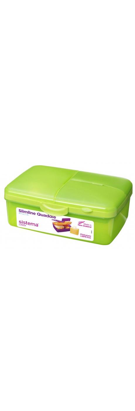 Sistema Slimline Quaddie Sandwich Container