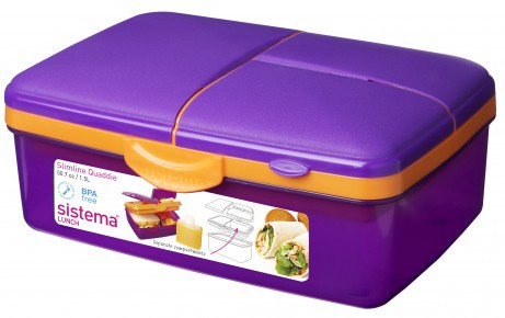 Sistema Slimline Quaddie Sandwich Container