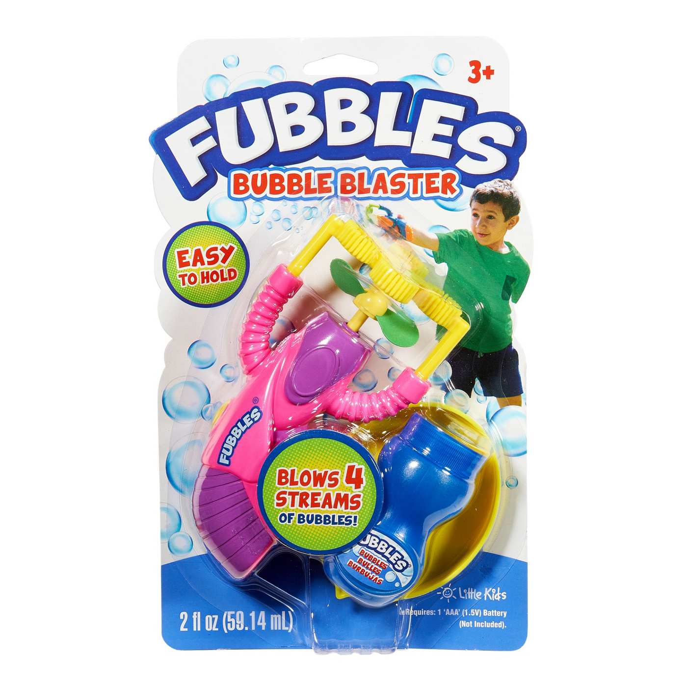 Little Kids Fubbles Bubble Blaster, Assorted; image 2 of 3