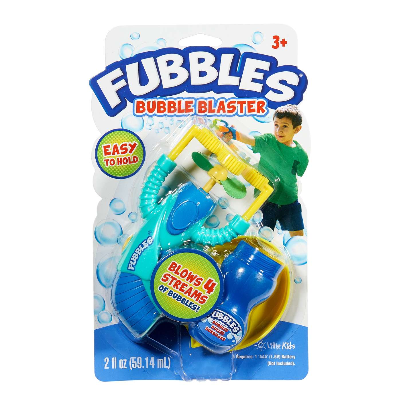 Little Kids Fubbles Bubble Blaster, Assorted; image 3 of 3