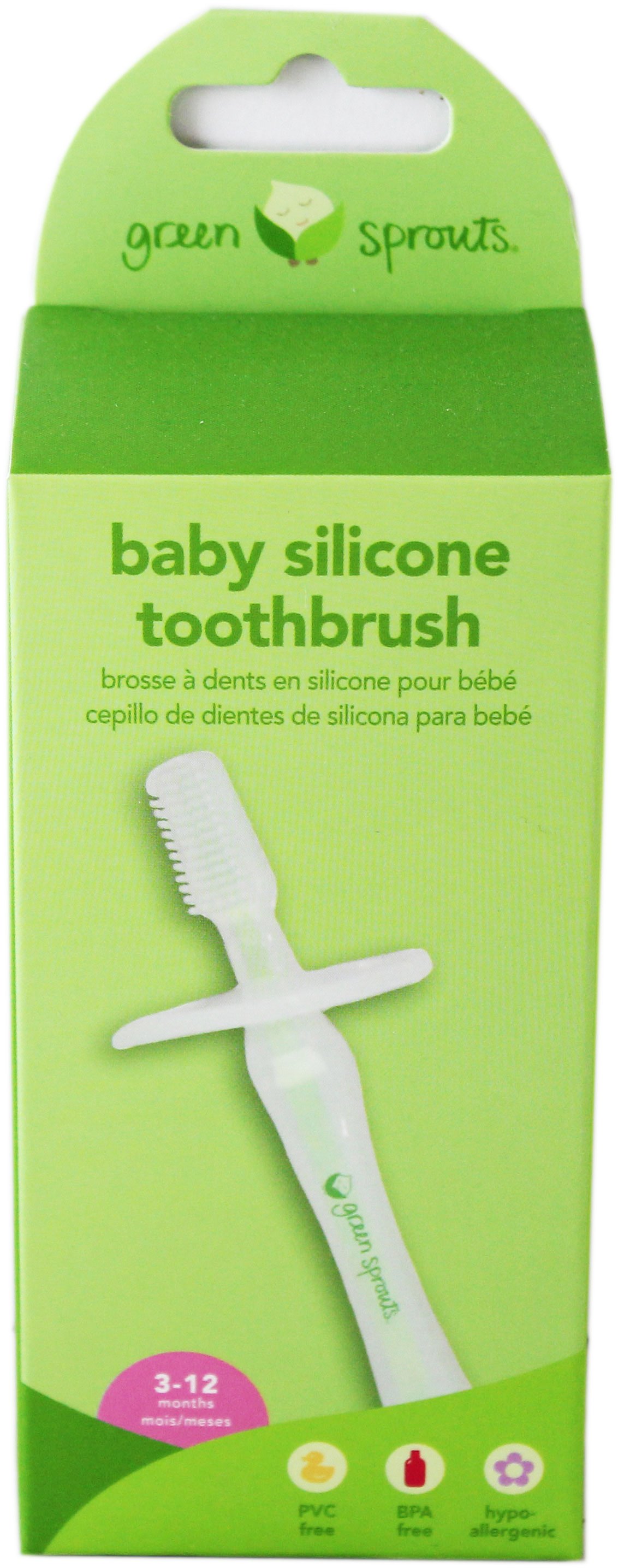 green sprouts silicone toothbrush