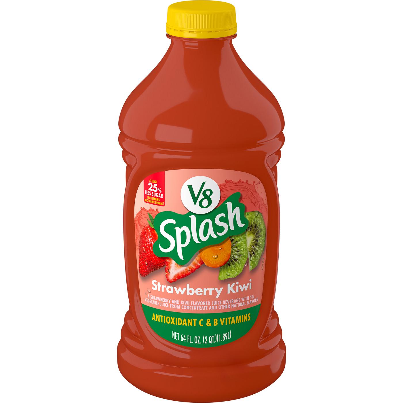 V8 Splash Strawberry Kiwi Flavored Juice Beverage; image 1 of 6