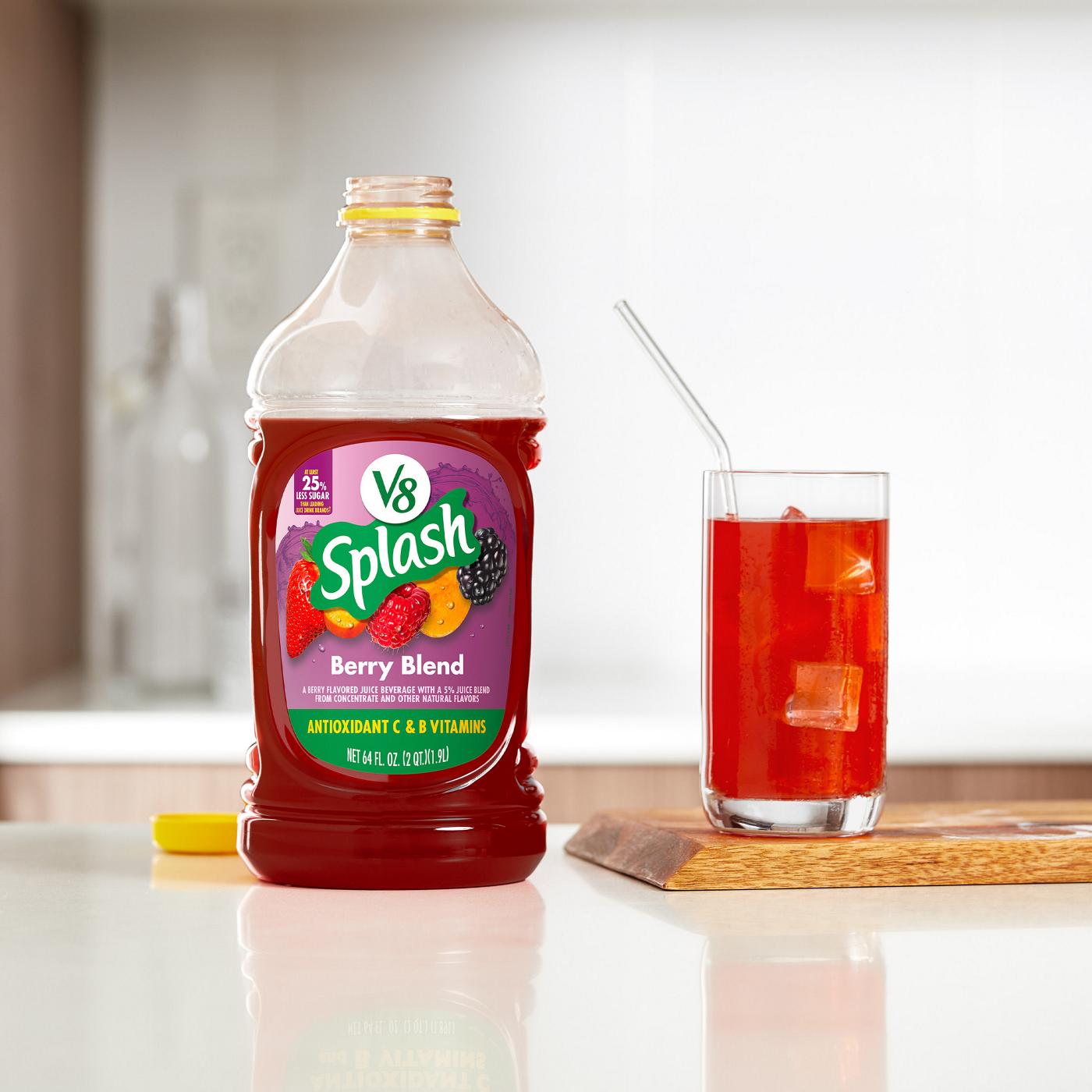 V8 Splash Berry Blend Flavored Juice Beverage; image 5 of 6