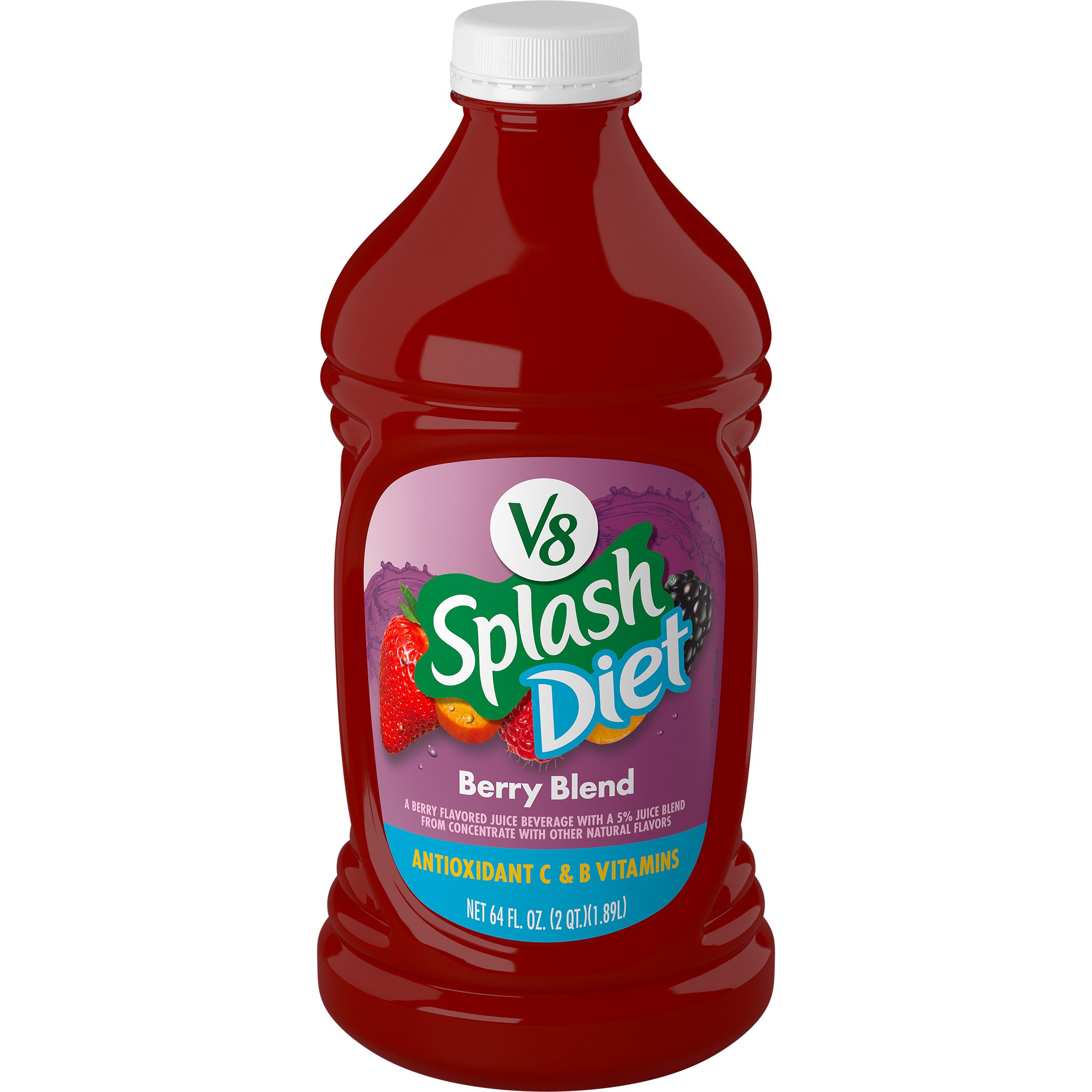 V8 Splash Diet Berry Blend Juice Beverage - Shop Juice at ...
