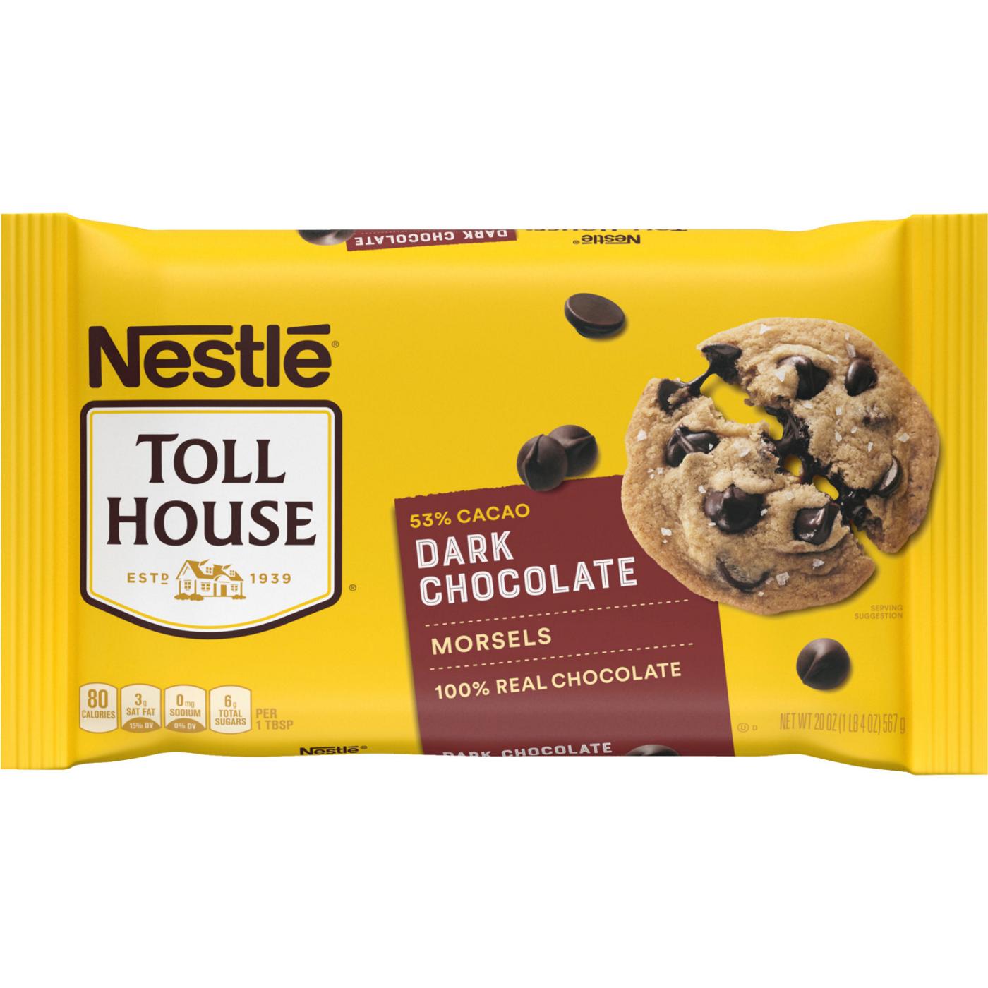 Nestle Toll House Dark Chocolate Chips; image 1 of 3
