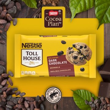 Nestle Toll House Dark Chocolate Chips, 20 oz