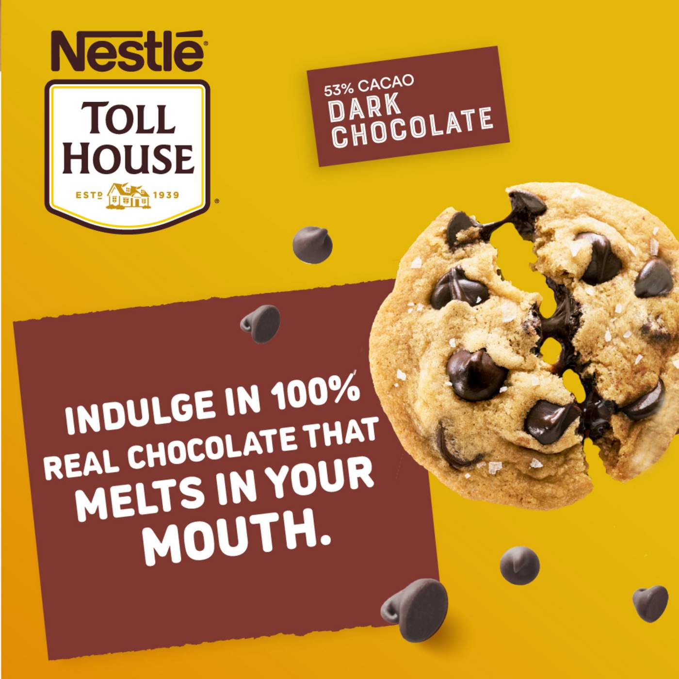 Nestle Toll House Dark Chocolate Chips; image 3 of 3