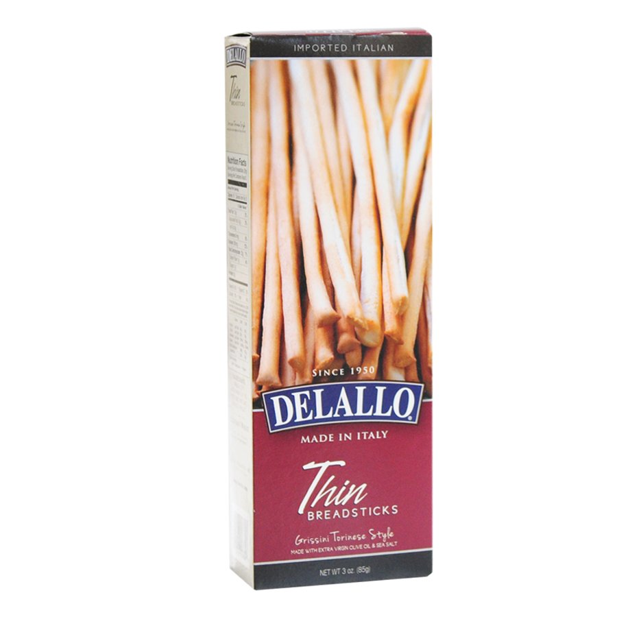 Delallo Thin Grissini Torinese Style Breadsticks Shop Crackers Breadsticks At H E B