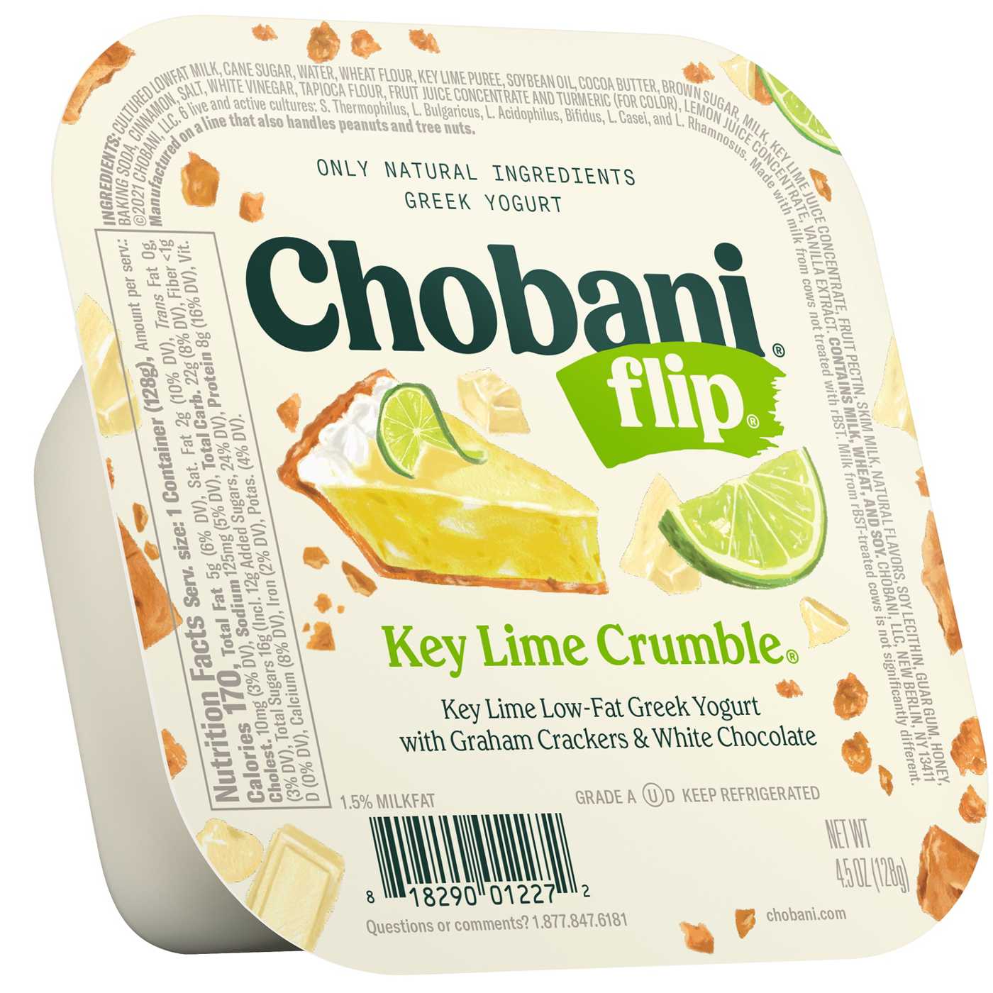 Chobani Flip Low-Fat Key Lime Crumble Greek Yogurt; image 2 of 6