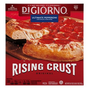 DiGiorno Rising Crust Pepperoni Frozen Pizza, 24.7 oz