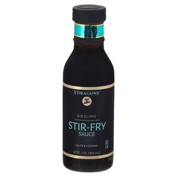 3 Dragons Sizzling Stir-Fry Sauce, 12 oz
