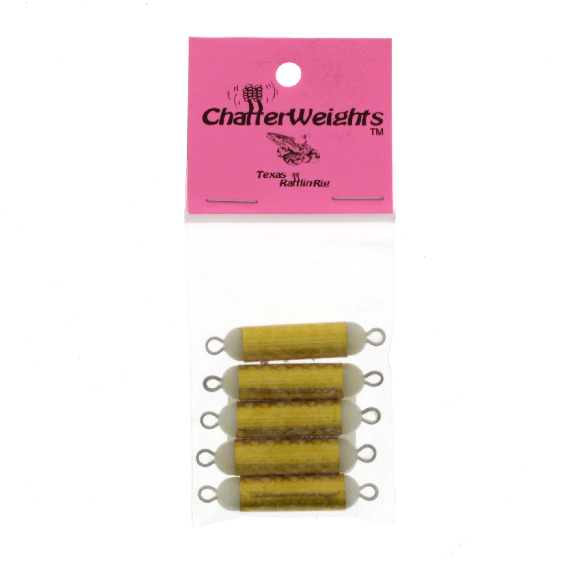 Texas Rattlin' Rig Mini Chatter Weights, Yellow Shop Fishing at HEB