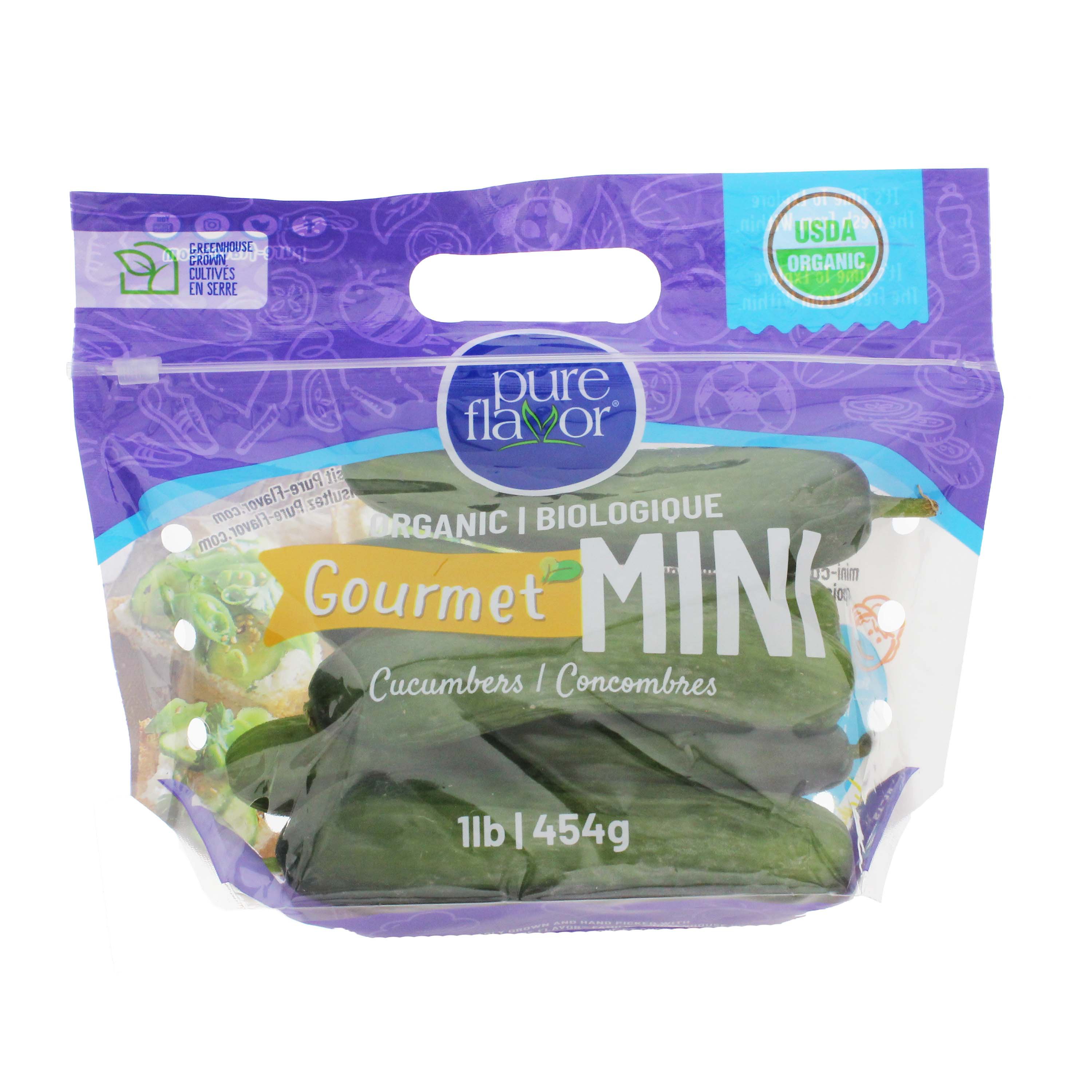 Fresh Organic Mini Cucumbers Shop Celery & Cucumbers at HEB