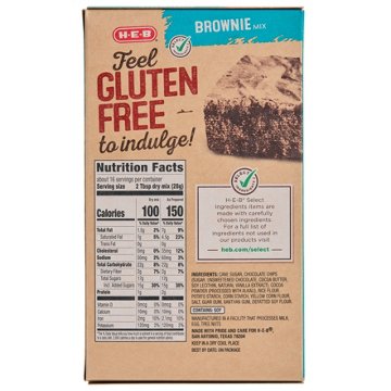 H-E-B Gluten Free Brownie Mix