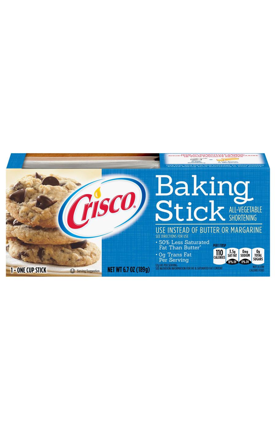 Crisco Baking Stick Original All-Vegetable Shortening; image 1 of 2