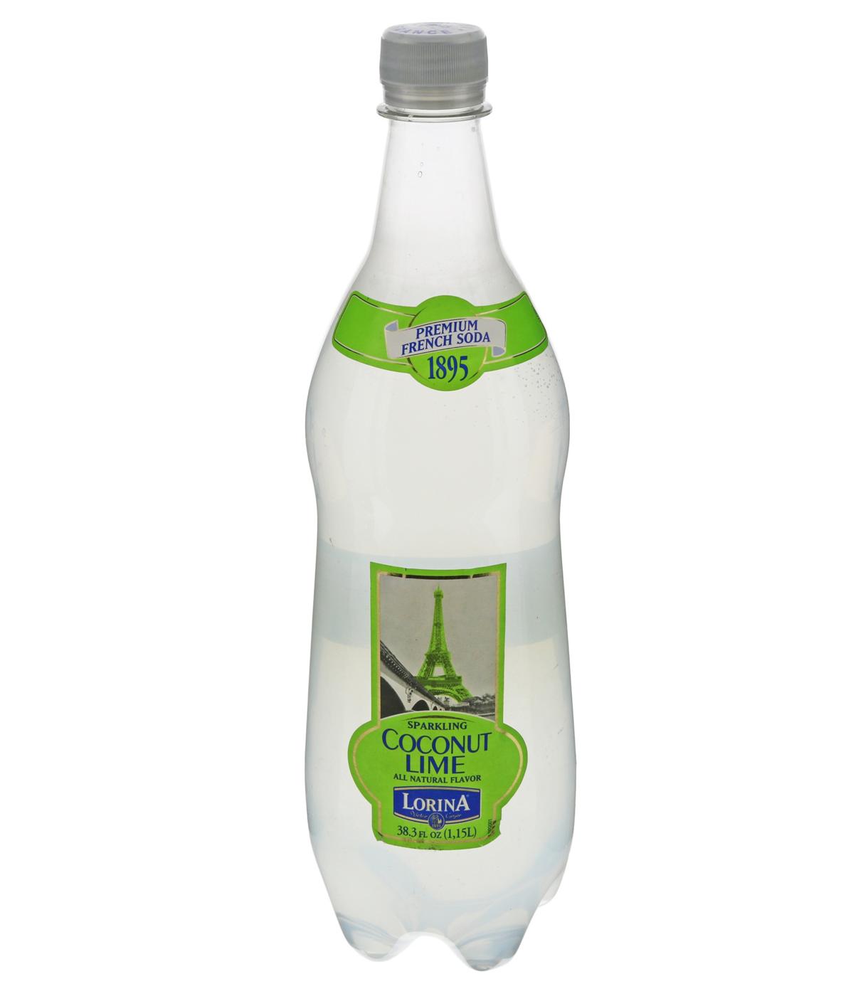 Lorina Premium French Coconut Lime Sparkling Soda; image 1 of 3