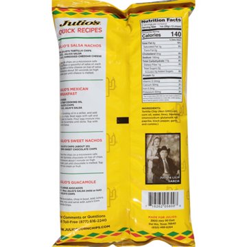 Julio's Original Seasoned Corn Tortilla Chips, 9 oz