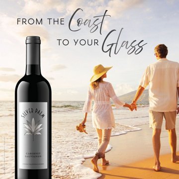 Silver Palm California Cabernet Sauvignon Red Wine, 750 mL