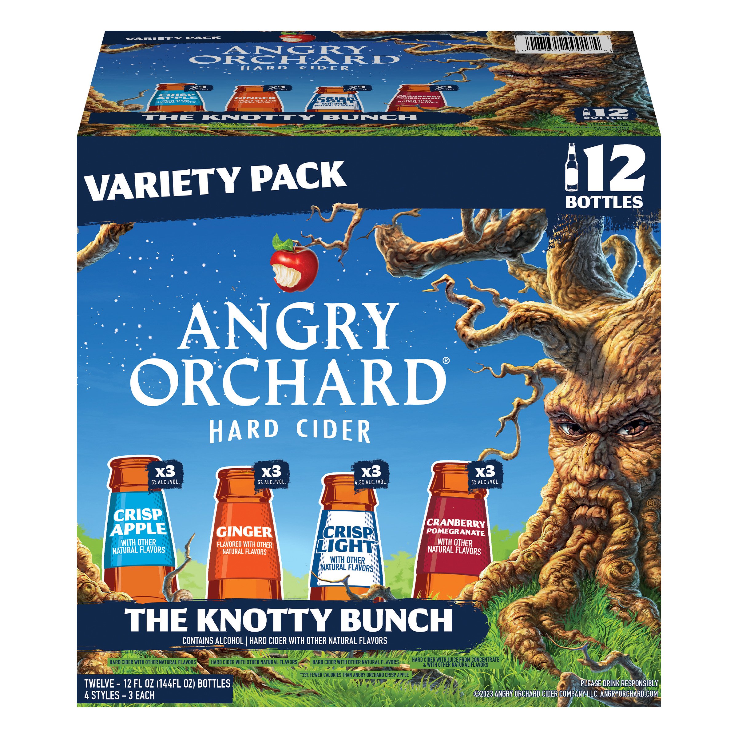 Angry Orchard The Knotty Bunch Variety Pack 12 pk Bottles - Shop Hard