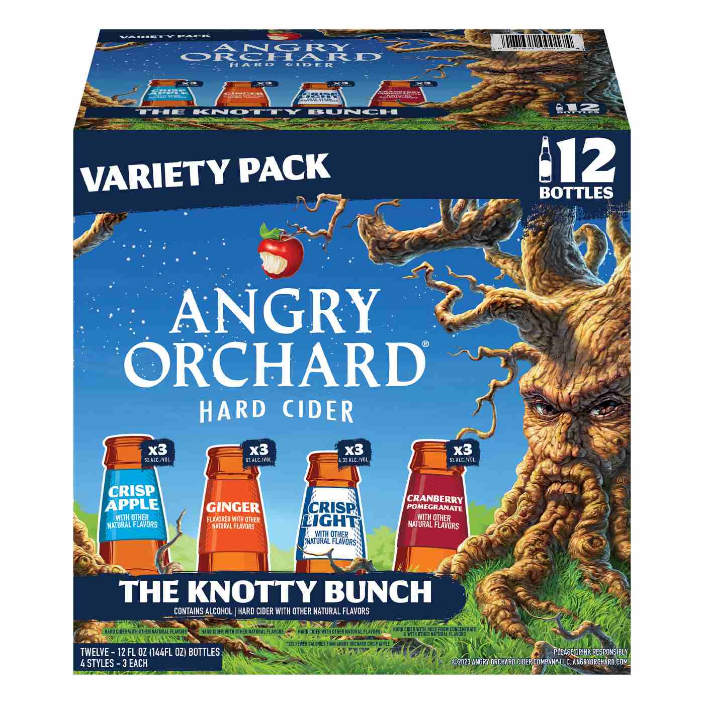 Angry Orchard The Knotty Bunch Variety Pack 12 pk Bottles; image 1 of 3