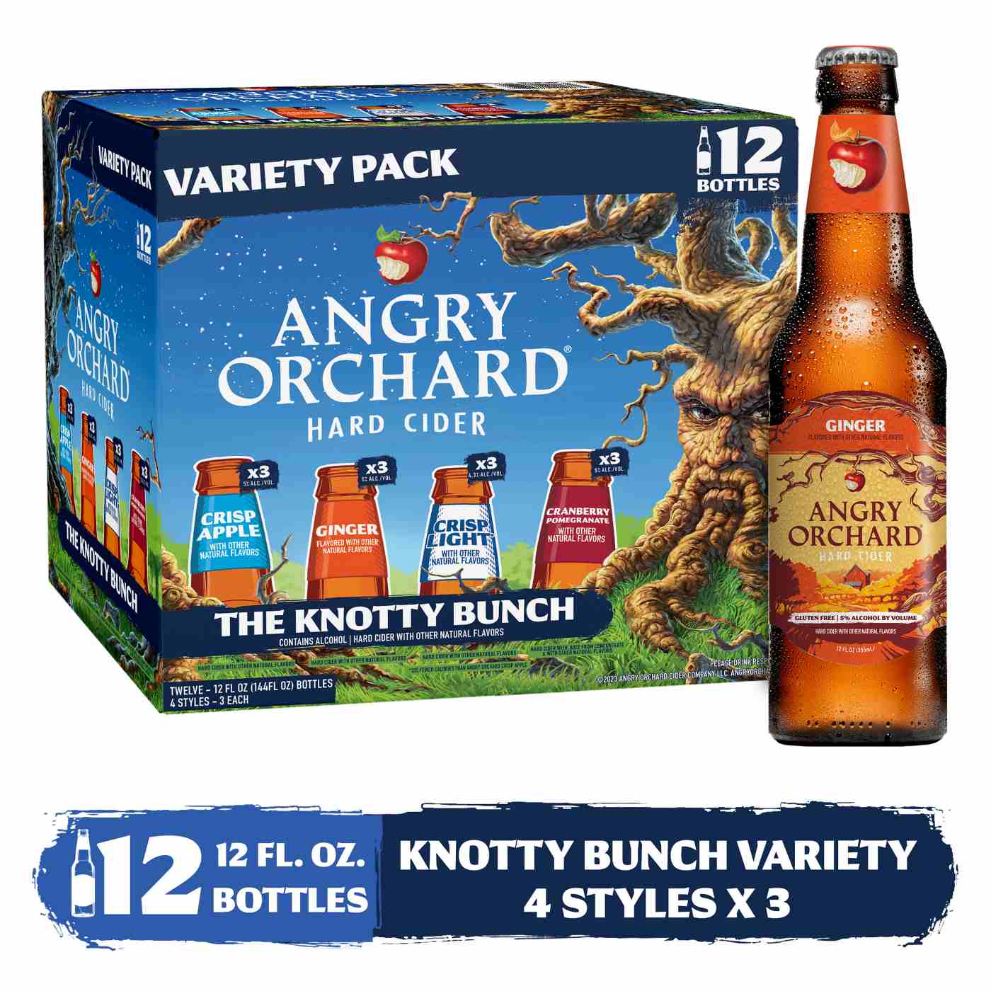 Angry Orchard The Knotty Bunch Variety Pack 12 pk Bottles; image 3 of 3