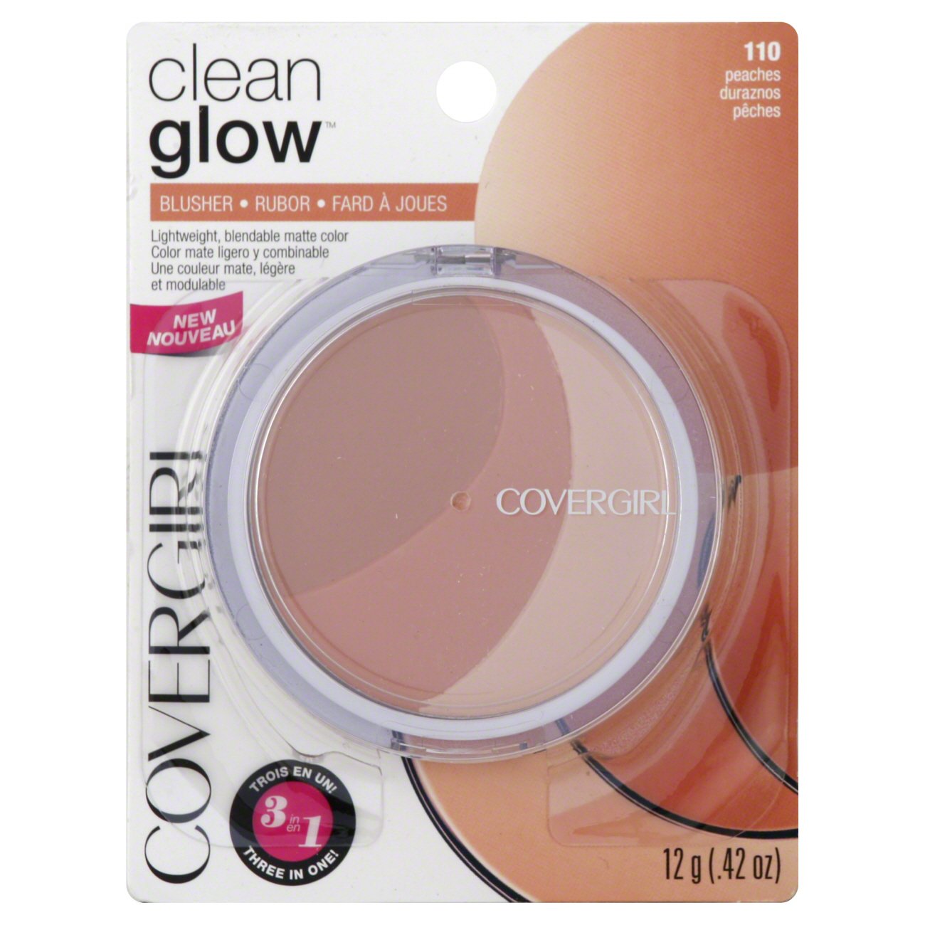CoverGirl Peaches Clean Glow Blush Shop Powder at HEB