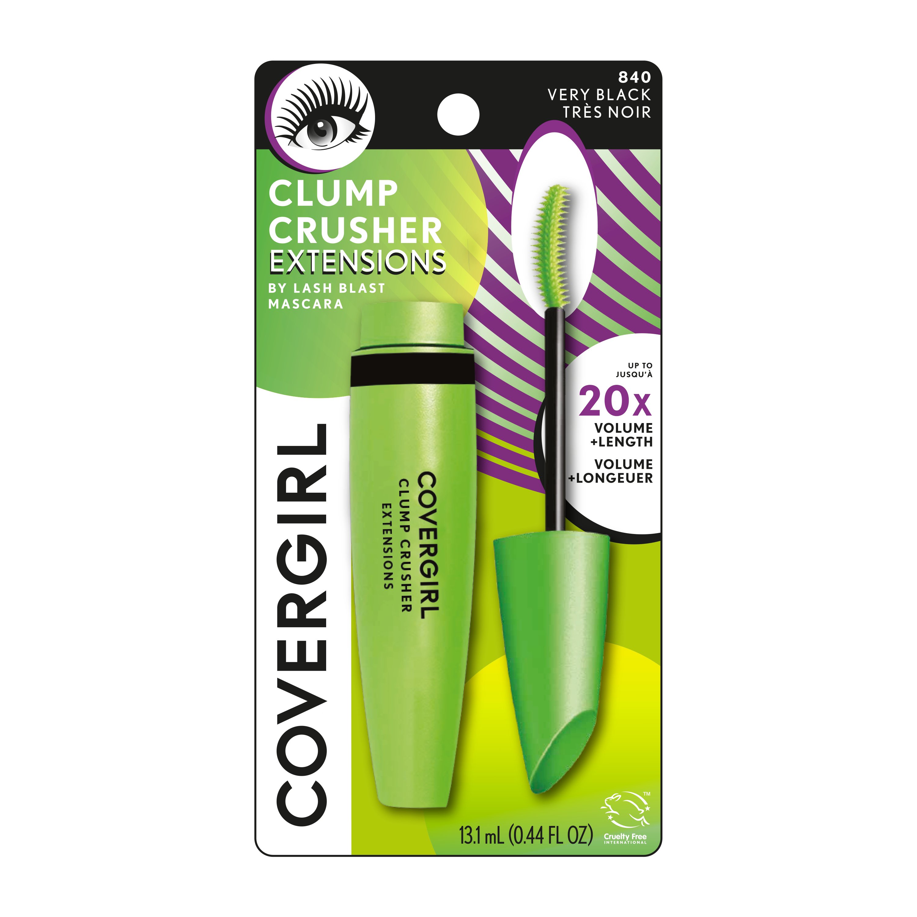 Covergirl Very Black Clump Crusher Extensions Mascara Shop Eyes at HEB