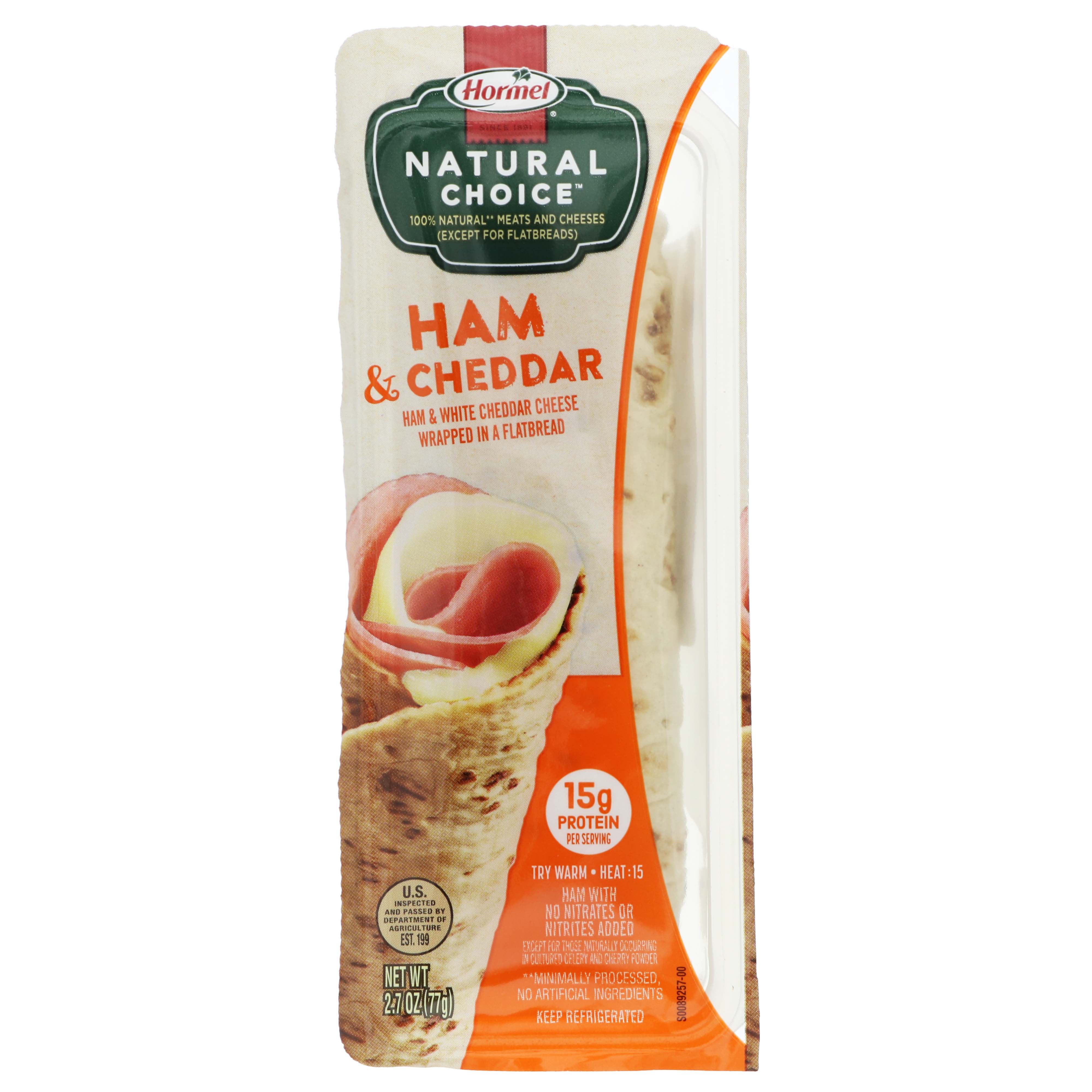 Hormel Natural Choice Ham and Cheddar Wrap Shop Sandwiches at HEB