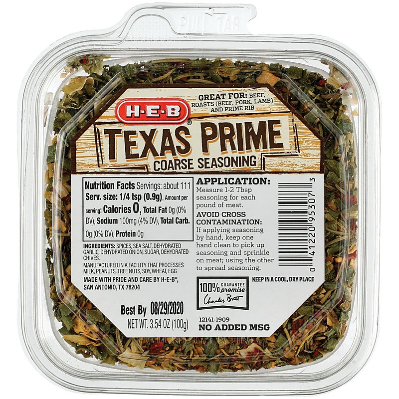 H-E-B Texas Prime Coarse Seasoning - Shop Spice Mixes at H-E-B
