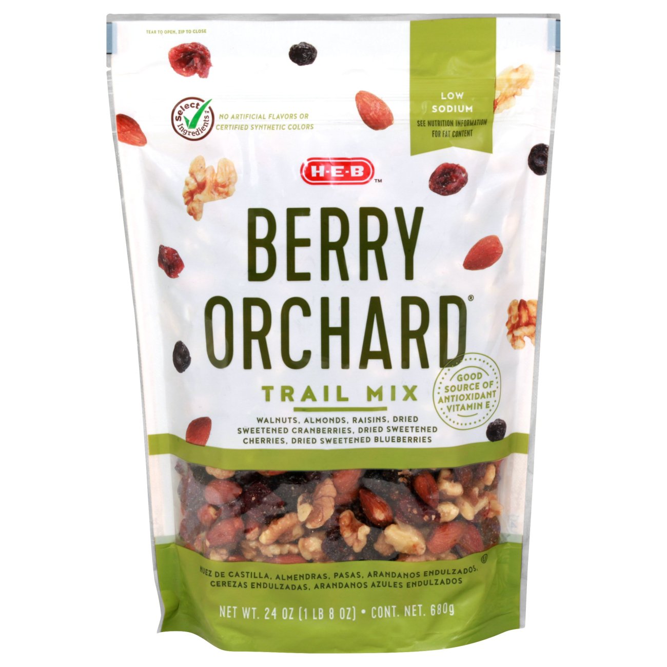 H-E-B Select Ingredients Trail Mix Berry Orchard - Shop Trail Mix At H-E-B