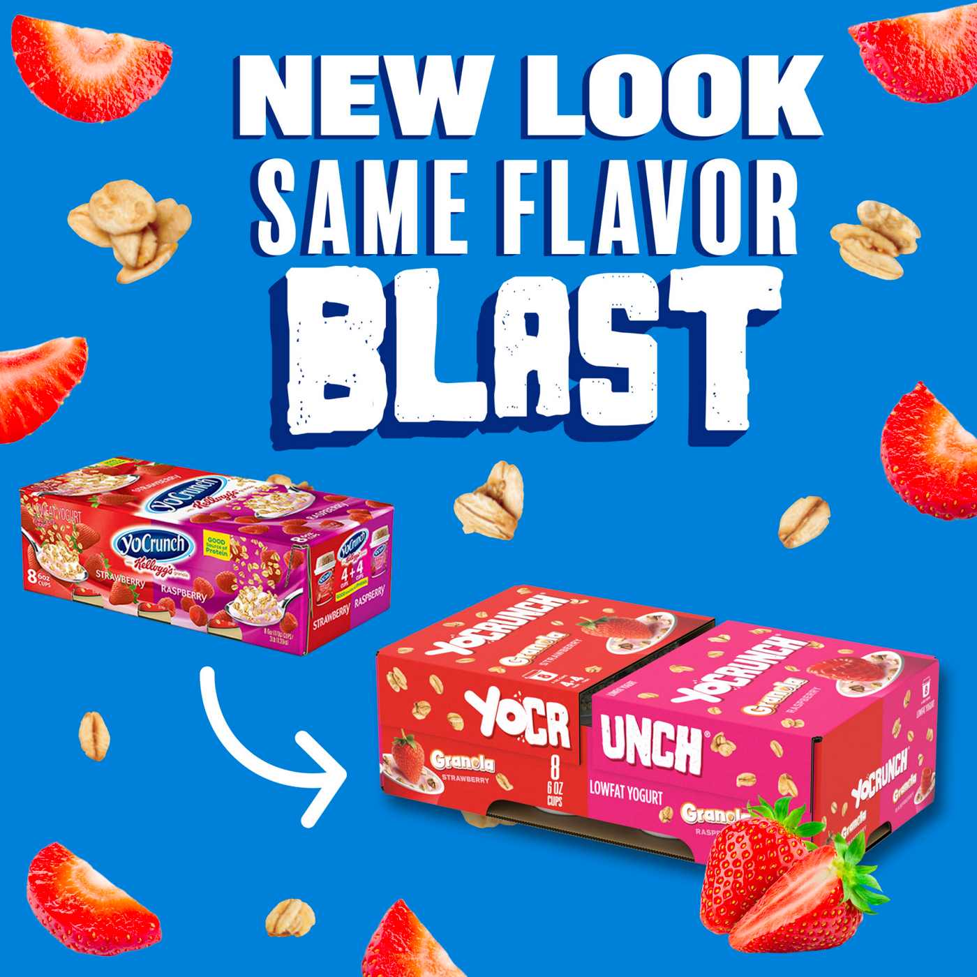 YoCrunch Low-Fat Strawberry & Raspberry with Granola Variety Pack Yogurt; image 5 of 9