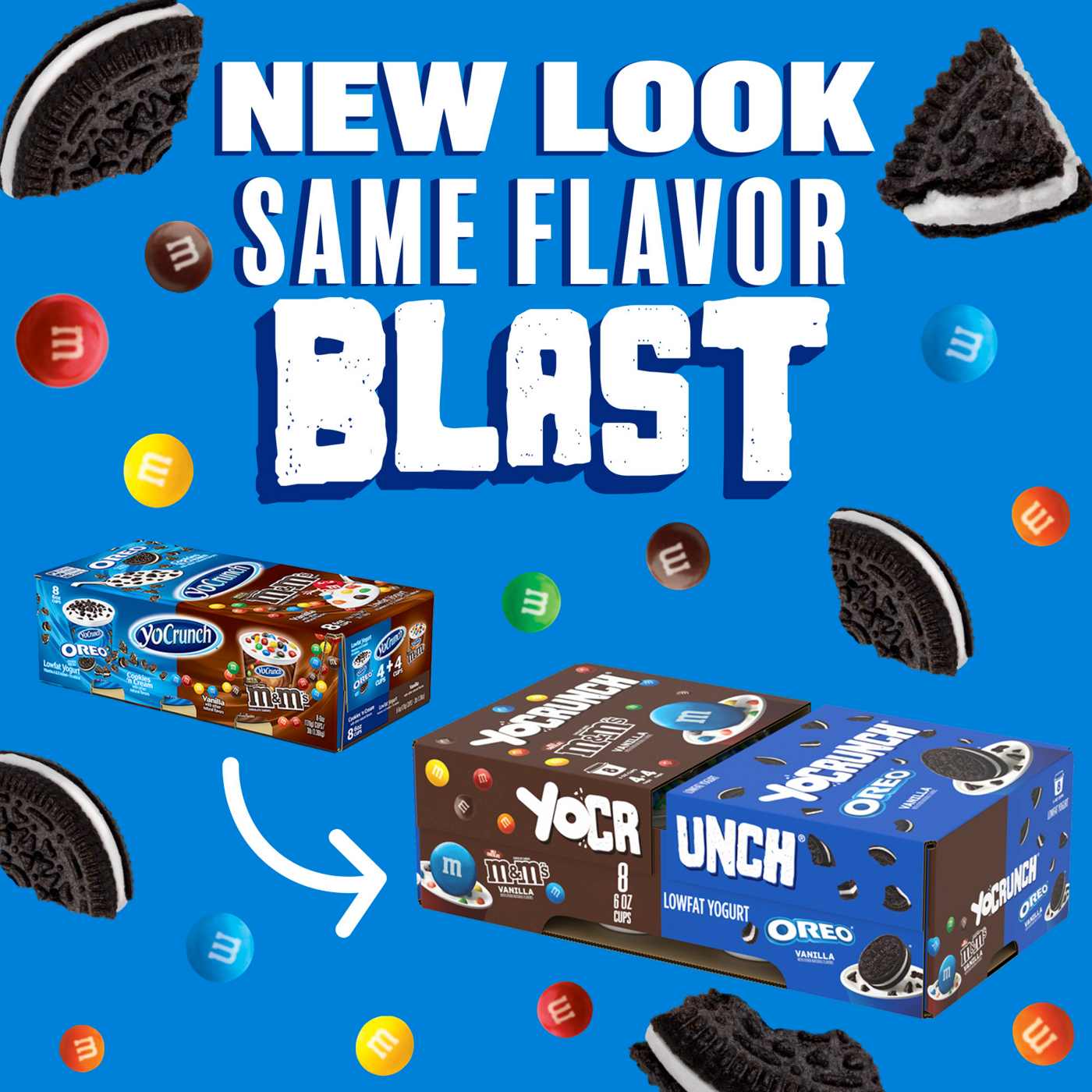 YoCrunch Vanilla Low Fat Yogurt With Mini M&Ms(R) And Oreo(R) Cookie Pieces; image 7 of 9