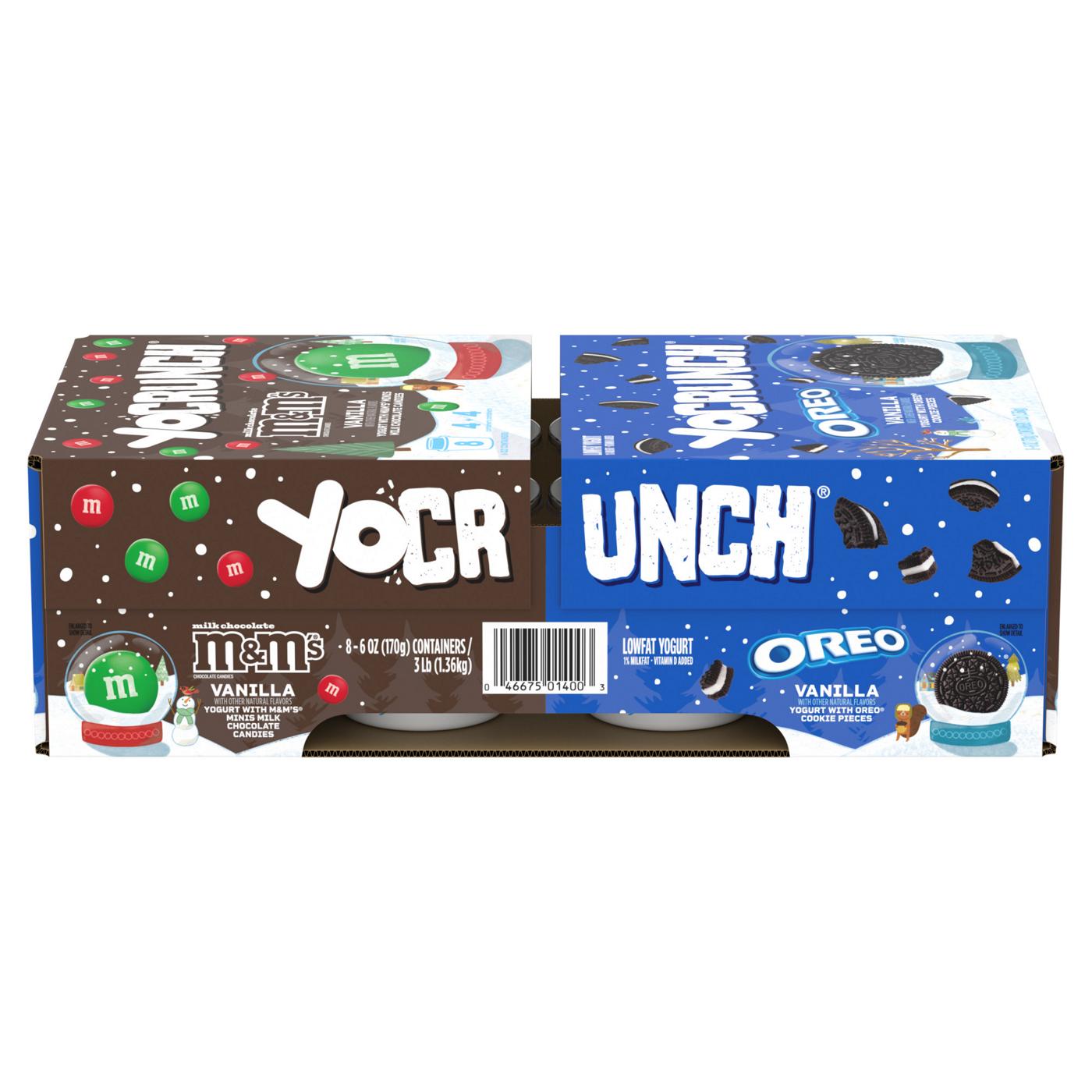 YoCrunch Vanilla Low Fat Yogurt With Mini M&Ms(R) And Oreo(R) Cookie Pieces; image 8 of 9