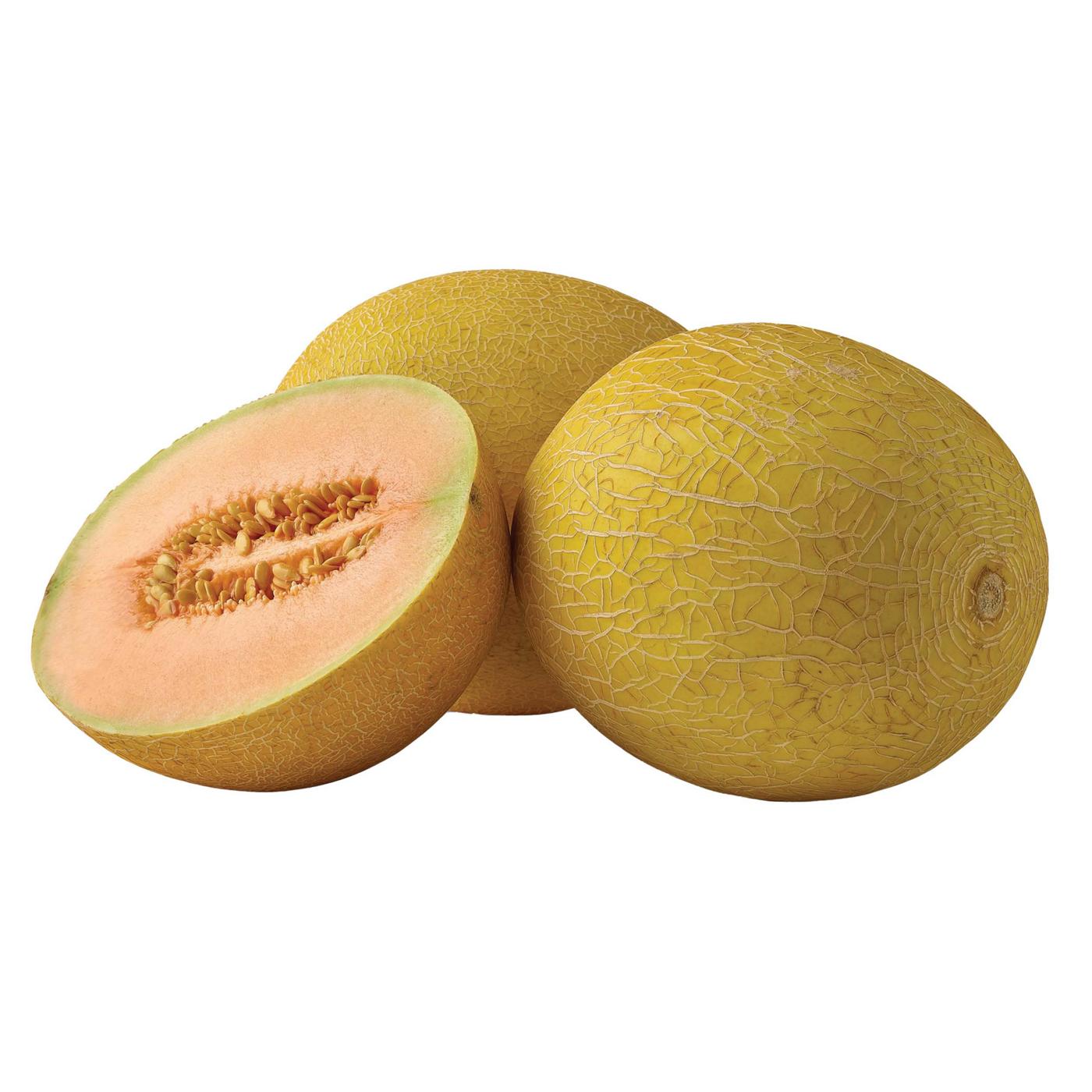 H-E-B Texas Roots Fresh Golden Crush Cantaloupe; image 2 of 2