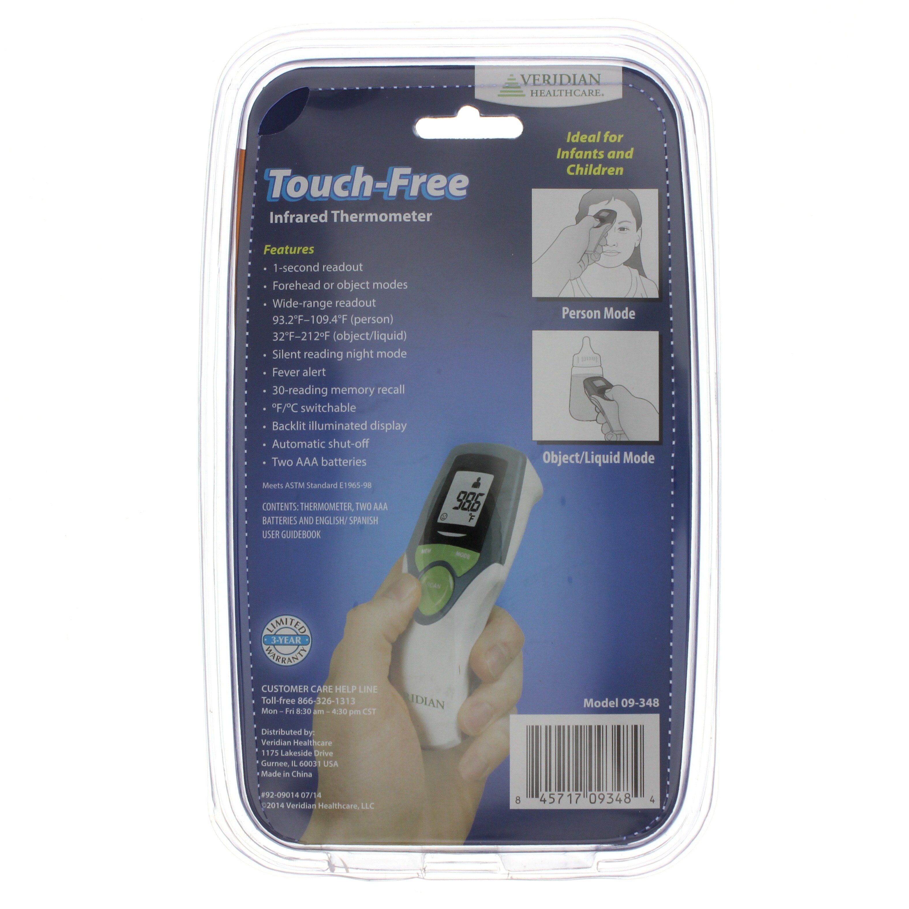 Care Touch Multi-function Thermometer (Case of 48 units)