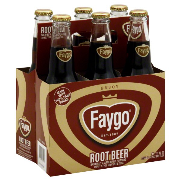 Faygo Root Beer Six Pack Shop Soda At H E B