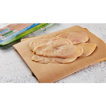H-E-B Natural Boneless Chicken Breast, Thin Sliced, Avg. 1.7 lbs