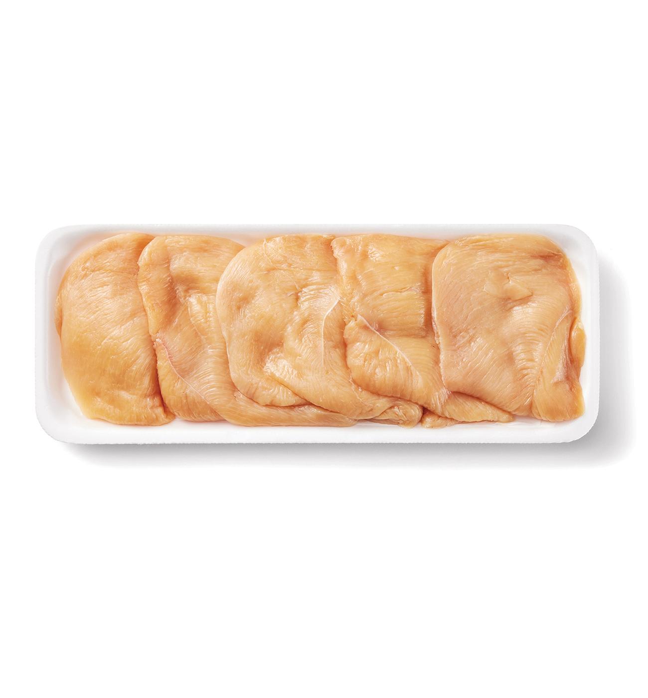H-E-B Natural Boneless Chicken Breast, Thin Sliced; image 4 of 4