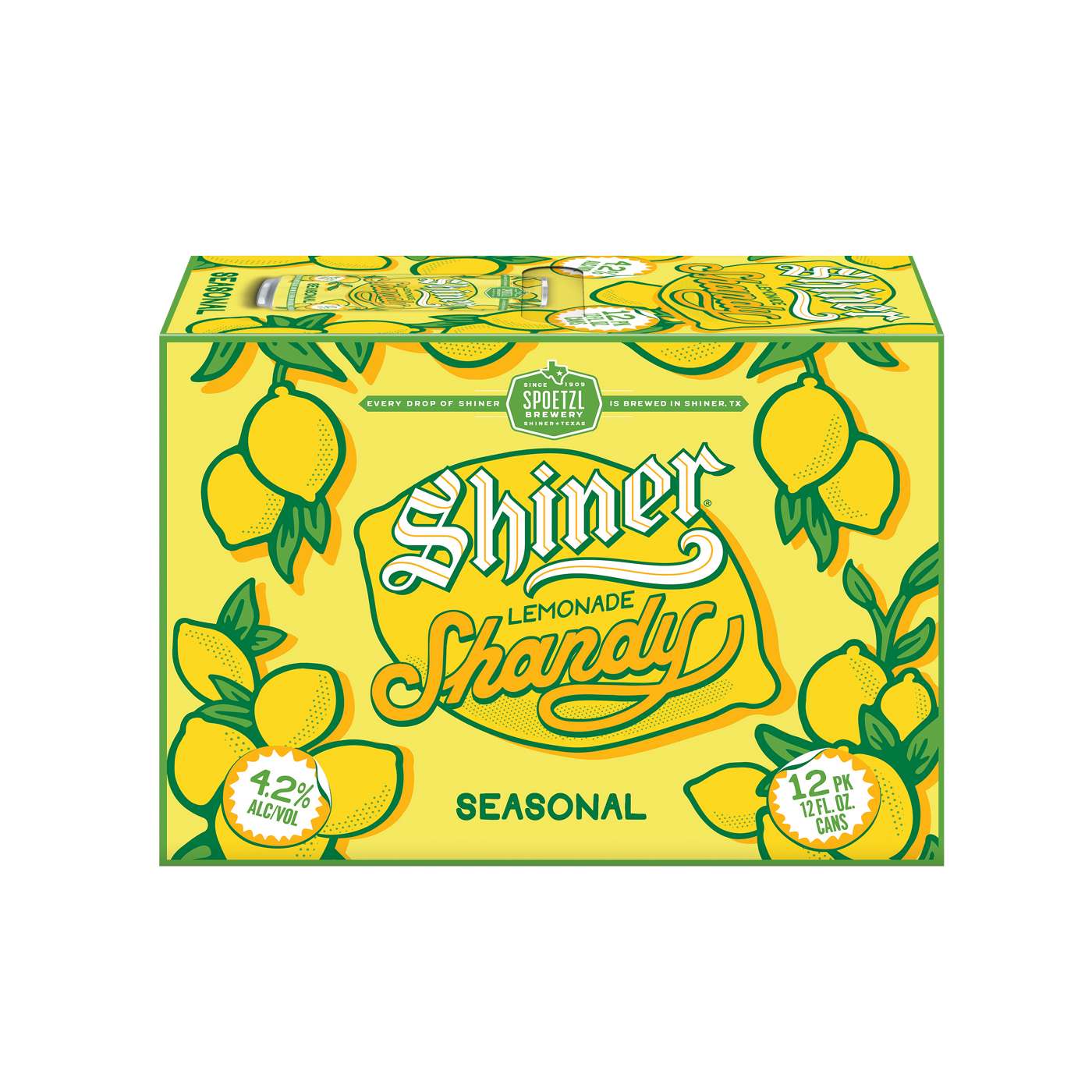 Shiner Seasonal Beer 12 pk Cans - Peach Wheat OR Lemonade Shandy; image 2 of 3