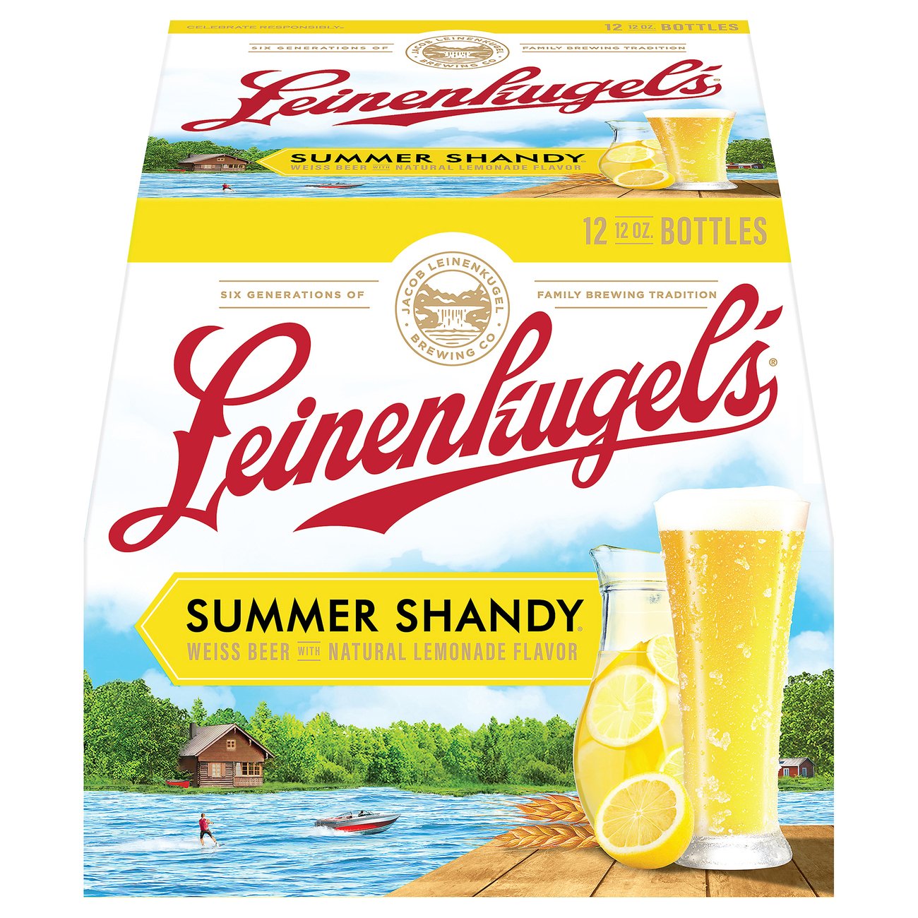 Leinenkugels Summer Shandy Beer 12 Oz Bottles Shop Beer At H E B