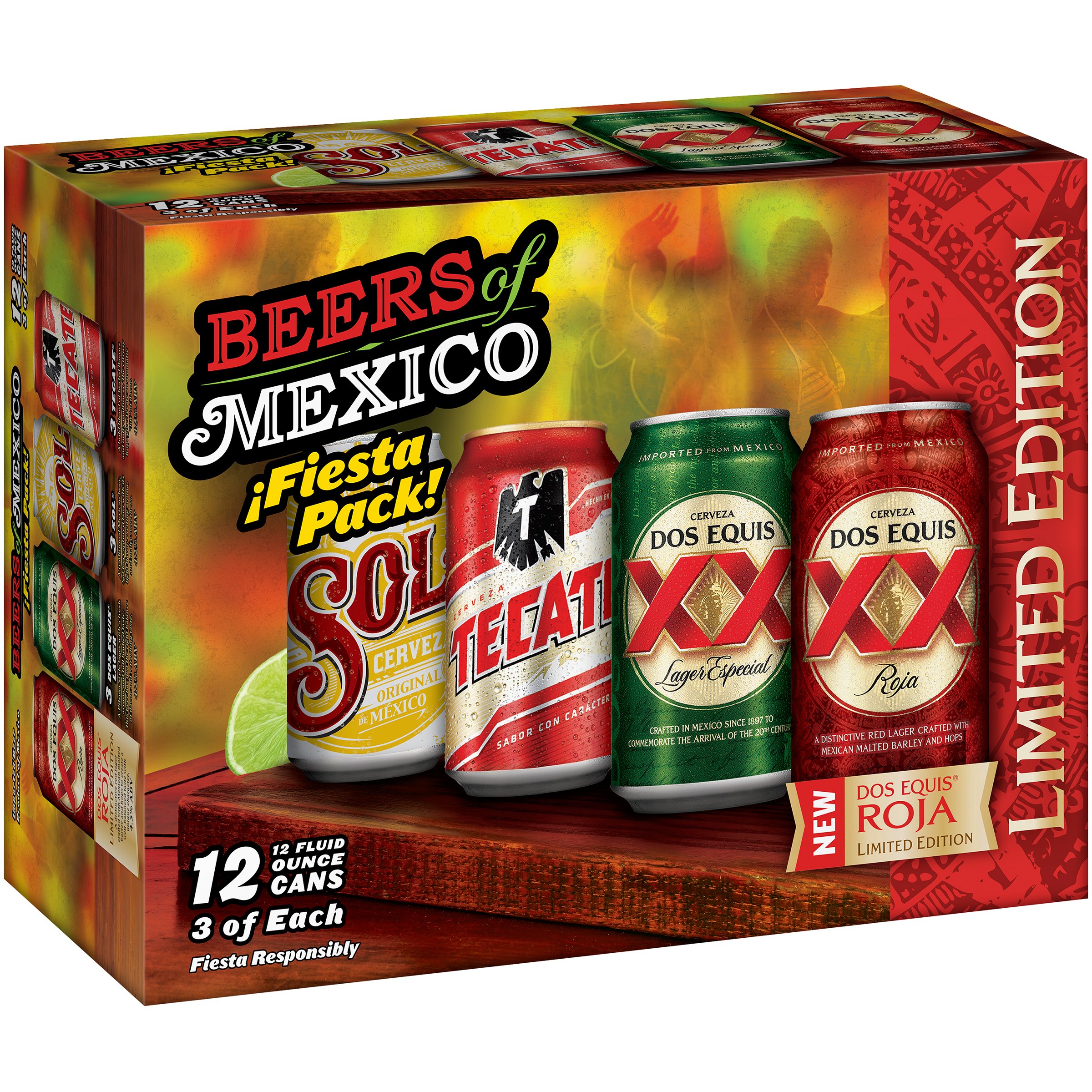 Beers of Mexico Assorted Cooler Pack, Cans Shop Beer & Wine at HEB