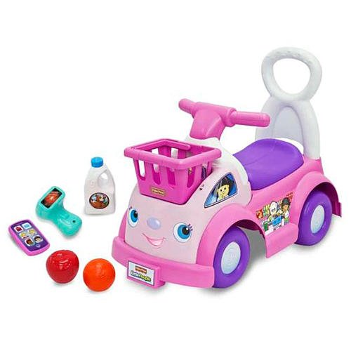 fisher price ride on pink