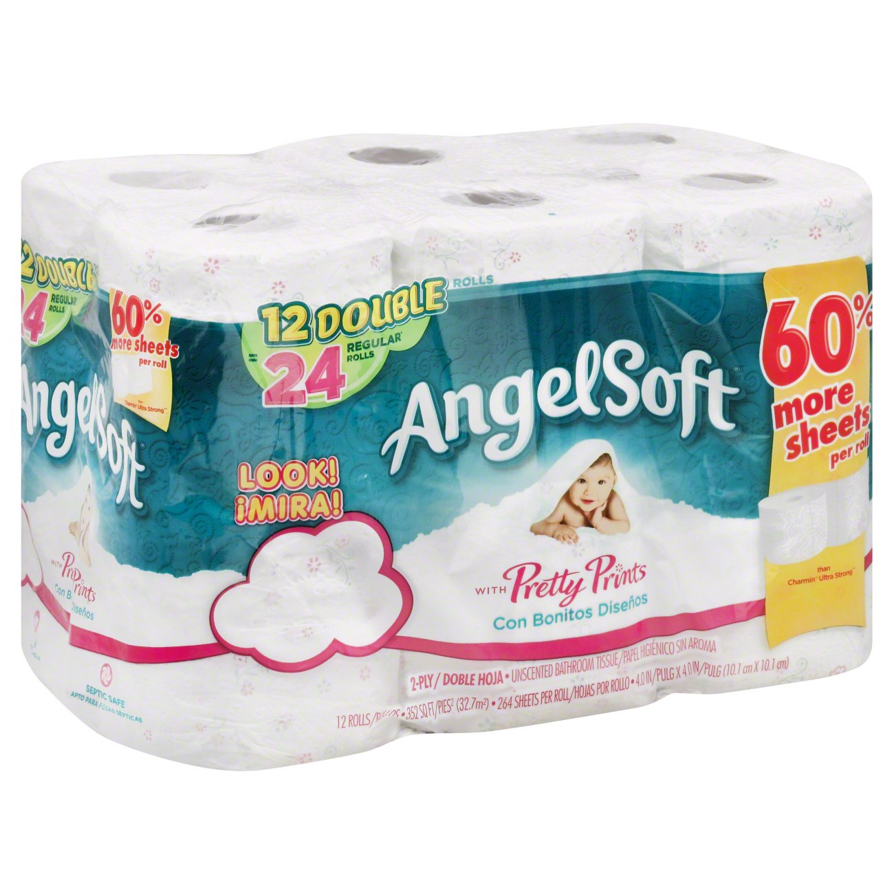 Angel Soft Pretty Prints Double Roll Toilet Paper Shop Toilet Paper